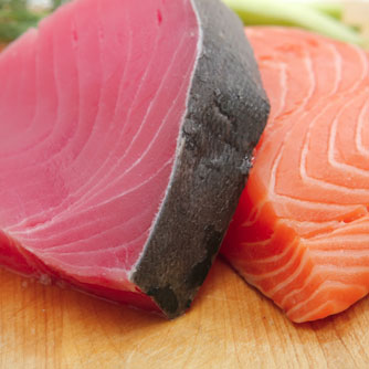 Tuna and Salmon